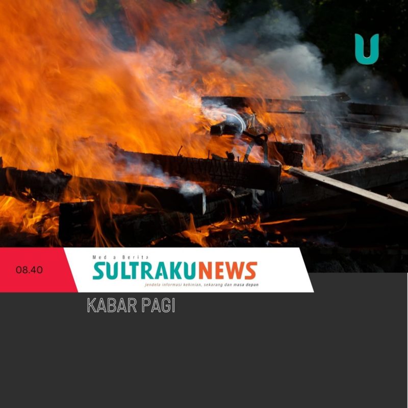 Sijago Merah Melahap Beberapa Kios Di Pasar Sentral Lanio Muna