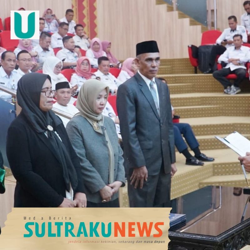 Tiga Pejabat perusahaan Milik Kota Kendari,Resmi Di Lantik  oleh Pj Walikota