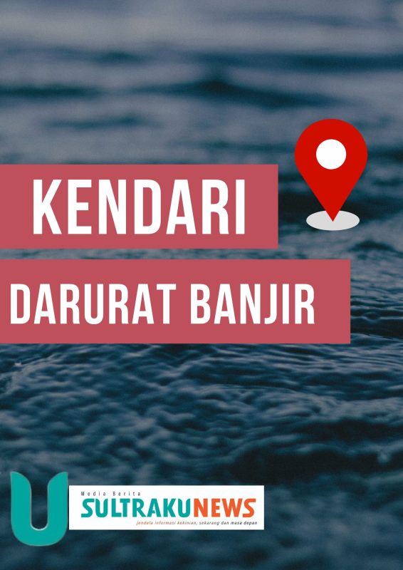 Hujan Mengguyur Kota Kendari Sejak Siang Hingga Sore Hari Mengakibatkan Bajir