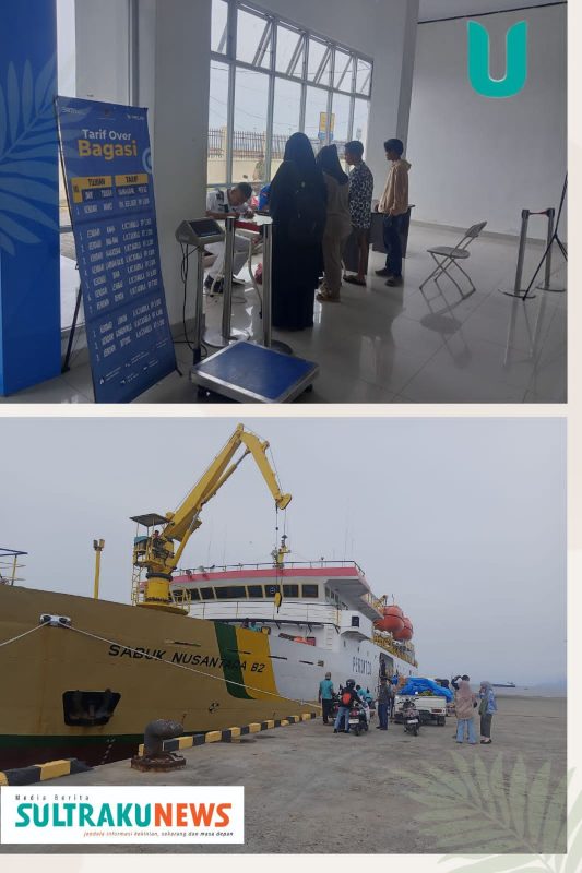 Sepekan Menjelang Lebaran Pelabuhan Bungkutoko Masih Terlihat Sepi