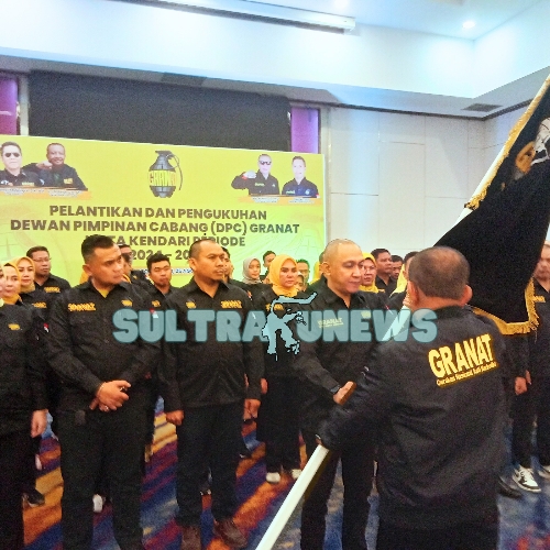Pelantikan Dan Pengukuhan Dewan Pimpinan Cabang (DPC) Gerakan Nasional Anti Narkoba (Granat) kota Kendari Periode  2024-2029