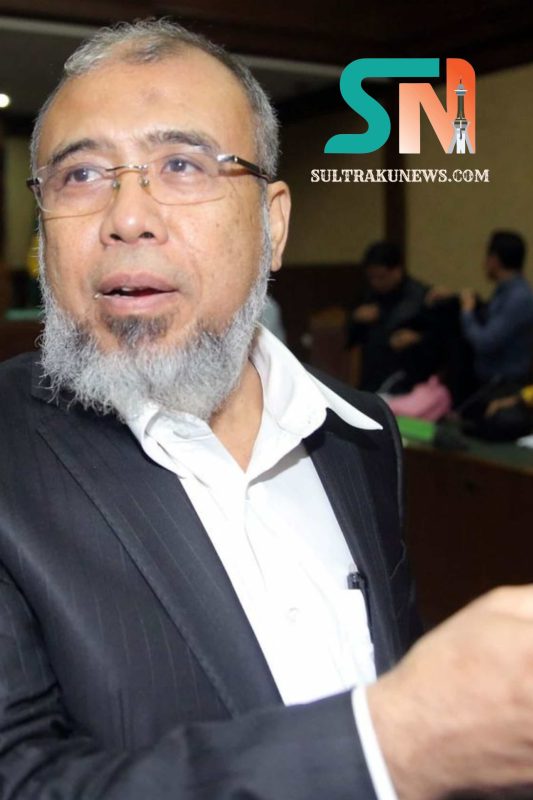Hakim MK 2013 – 2018 dan pernah juga menjadi Mentri HUKUM Dan HAM Pengacara Kondang Patrialis Akbar menjadi kuasa Hukum Yudhi Nirna terkait gugatan Pilkada Kota Kendari Di MK