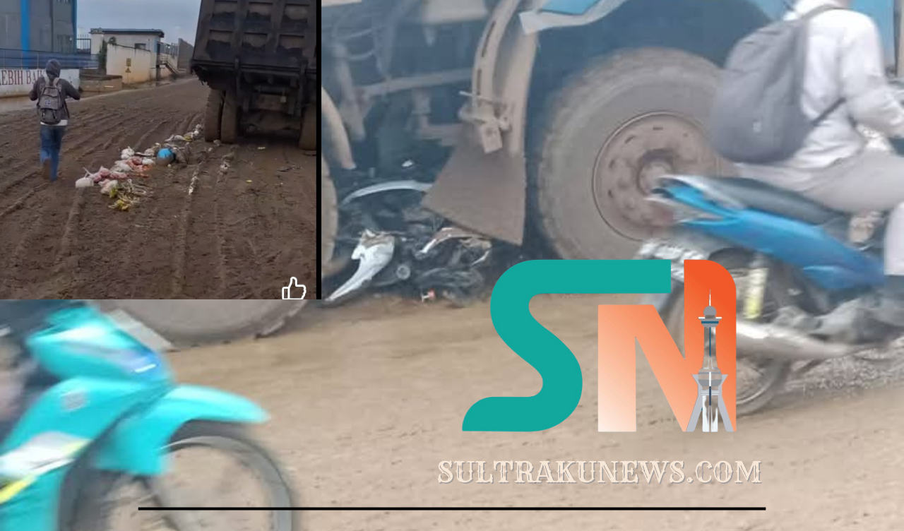 Seorang Pedagang Sayur Keliling Tewas! Ditempat Terlindas Dump Truk Milik Perusahaan Tambang Nikel Di Konawe.