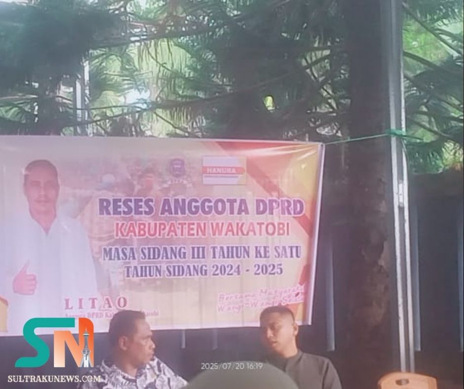 Litao Melaksanakan Kegiatan  Reses Anggota DPRD Kabupate Wakatobi Tahun Anggara 2025
