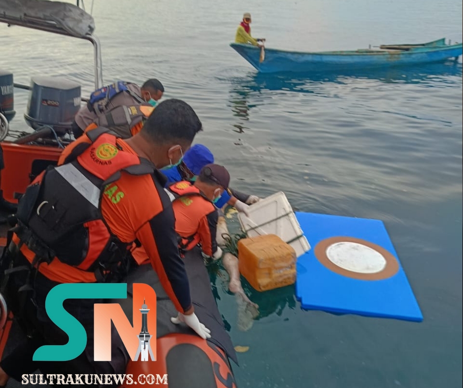 Tim Rescue Pos SAR Wakatobi Bersama Tim SAR Kendari, Berhasil Temukan Jenazah Nelayan Asal Waelumu
