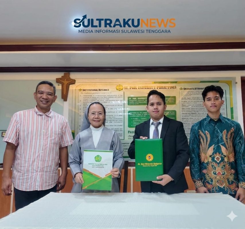 Sinergi Lintas Negara: INKEIS Sultra dan Saint Paul University Filipina Resmi Teken MoU Komitmen Global