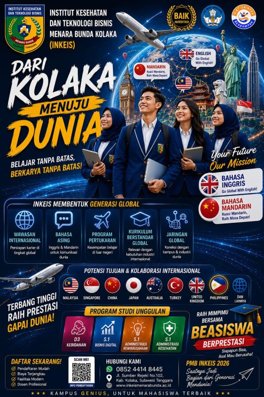 Dobrak Batas Lokal, INKEIS Kolaka Targetkan Lulusan Kuasai Pasar Kerja Global via Jalur Dua Bahasa