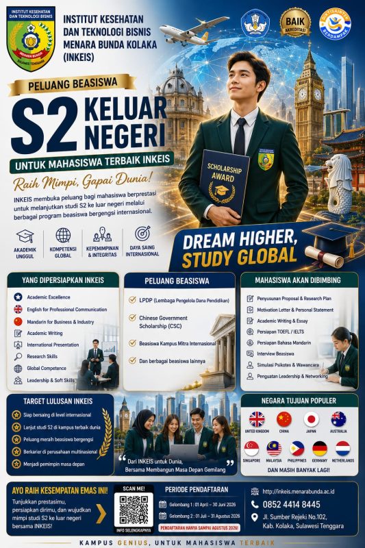 Dari Kolaka Menuju Dunia: Cara INKEIS Buka Jalan Mahasiswa Raih Beasiswa S2 Luar Negeri