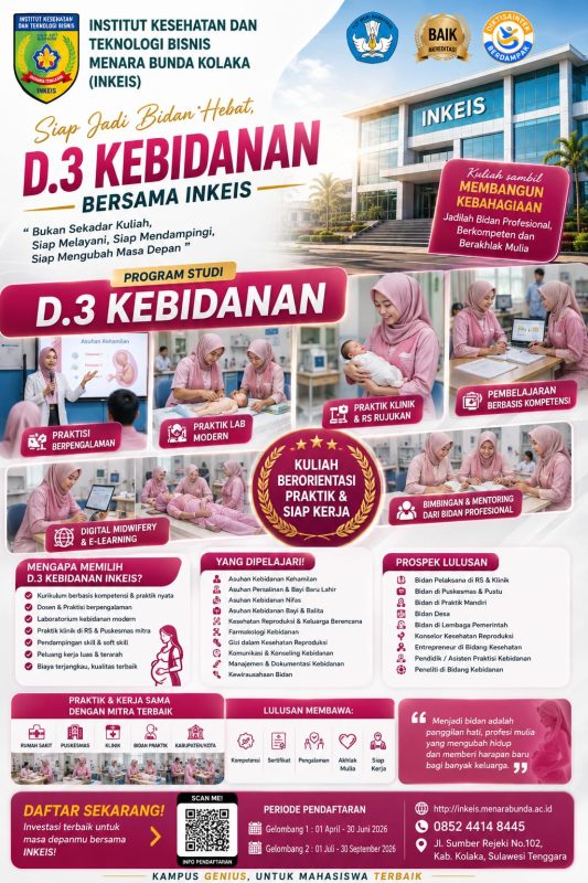 Sentuhan Digital & Karakter Humanis: Jurus INKEIS University Kolaka Cetak Bidan Berdaya Saing Global