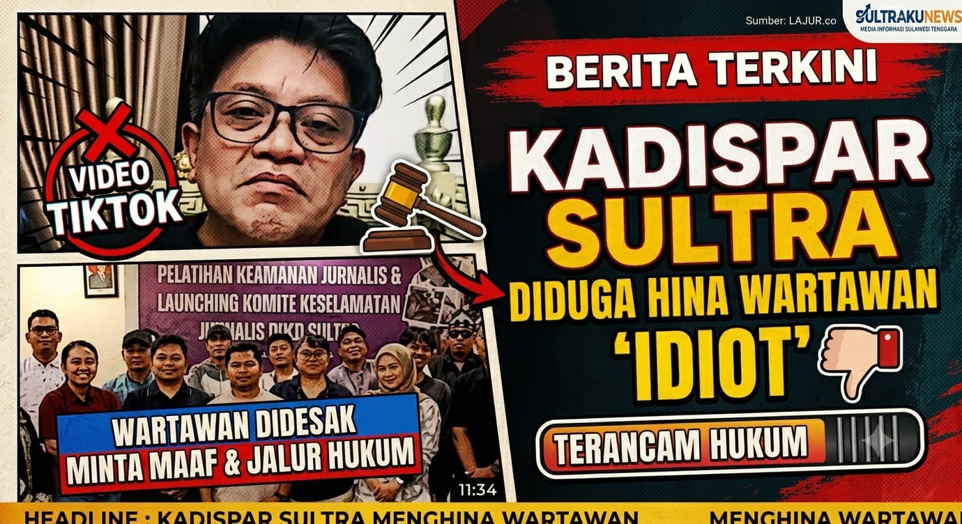 Diduga Hina Wartawan lewat Video TikTok, Kadispar Sultra Didesak Minta Maaf dan Terancam Proses Hukum